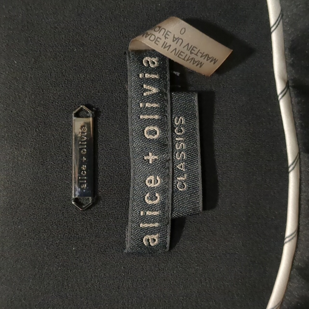 Alice + Olivia Classics Black Single Button Blazer - image 3